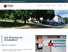 Tablet Screenshot of incubadorajaboticabal.com.br